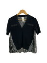 【中古】sacai◆セーター(薄手)/1/コットン/BLK/20-05165【レディースウェア】(4)