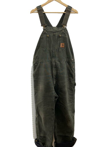 【中古】Carhartt◆オーバーオール/36/コットン/KHK/無地/R27 MOS【メンズウェア】 【中古】Carhartt◆オーバーオール/36/コットン/KHK/無地/R27 MOS【メンズウェア】