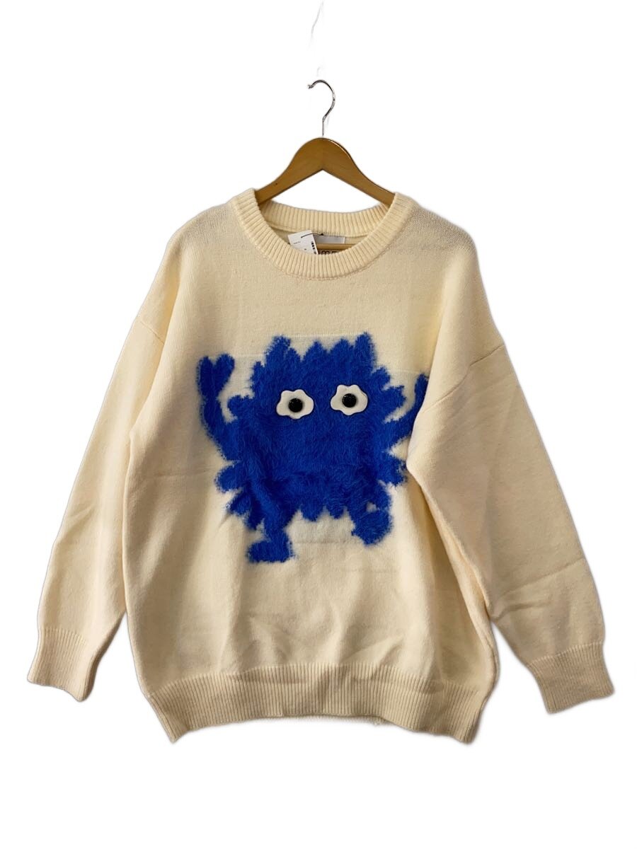 【中古】U:UME/ニット・セーター(厚手)/XL/ポリエステル/BEG//【メンズウェア】
