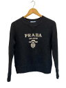 【中古】PRADA◆ニット・セーター(厚手)/36/ウール/BLK/P2481V S211 1YMW【レディースウェア】