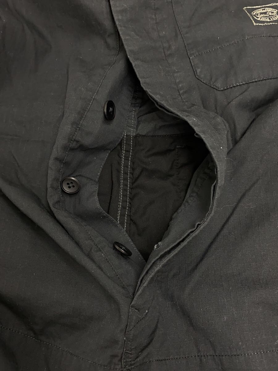 【中古】snow peak◆オーバーオール/S/コットン/BLK/無地/AL-22AU101【メンズウェア】