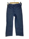 【中古】SANFORIZED◆HBTツイルユーティリティーパンツ/--/コットン/NVY/ヘリンボーン【メンズウェア】(4)