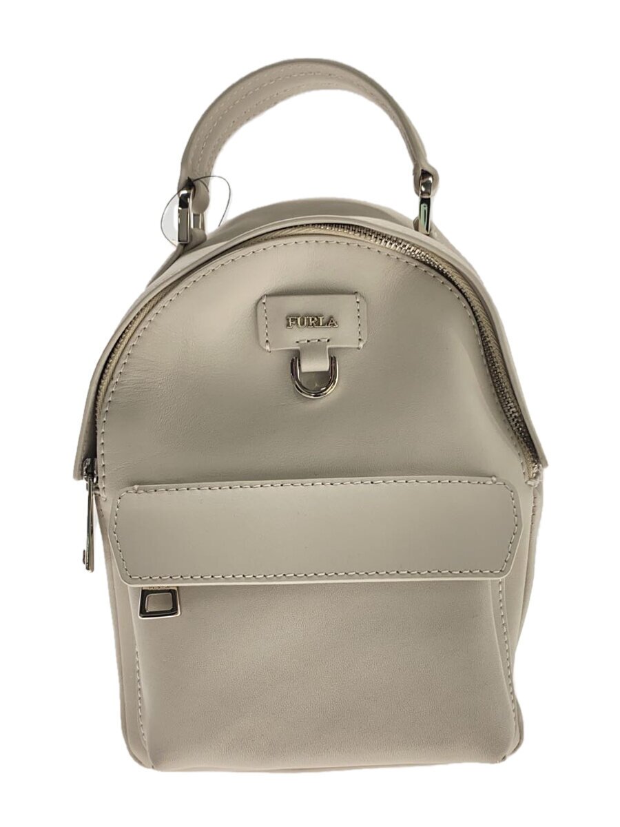 【中古】FURLA◆リュック/--/GRY【バッ