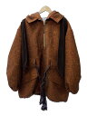 【中古】NEZU YOHINTEN◆ALPEN JACKET/パーカー/2/ポリエステル/BRW/無地/200409【メンズウェア】