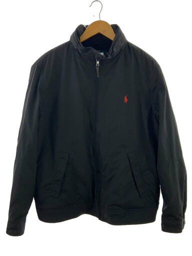 【中古】POLO RALPH LAUREN◆ジャケット/LL/ポリエステル/BLK/無地【メンズウェア】 【中古】POLO RALPH LAUREN◆ジャケット/LL/ポリエステル/BLK/無地【メンズウェア】