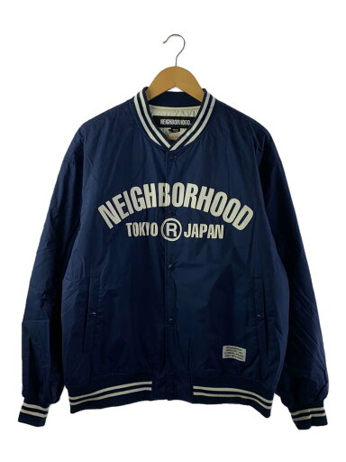 【中古】NEIGHBORHOOD◆22AW/ベースボールジャケット/M/ナイロン/ネイビー/無地/222TSNH-JKM08//【メンズウェア】 【中古】NEIGHBORHOOD◆22AW/ベースボールジャケット/M/ナイロン/ネイビー/無地/222TSNH-JKM08//【メンズウェア】