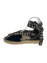 【中古】STELLAMcCARTNEY◆エスパドリーユ/38/BLK/800160【シューズ】(4)