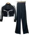【中古】PELLICULE◆セットアップ/FREE/コットン/BLK【レディースウェア】