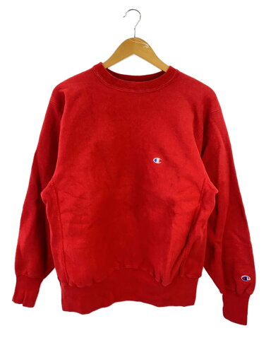 【中古】Champion◆スウェット/L/コットン/RED/無地/90s/チャンピオン//【メンズウェア】 【中古】Champion◆スウェット/L/コットン/RED/無地/90s/チャンピオン//【メンズウェア】