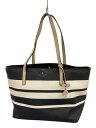 【中古】kate spade new york◆トートバッグ/ポリエステル/BLK【バッグ】(4)