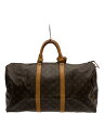 【中古】LOUIS VUITTON◆キーポル50_モノグラム・キャンバス_BRW/PVC/BRW【バッグ】