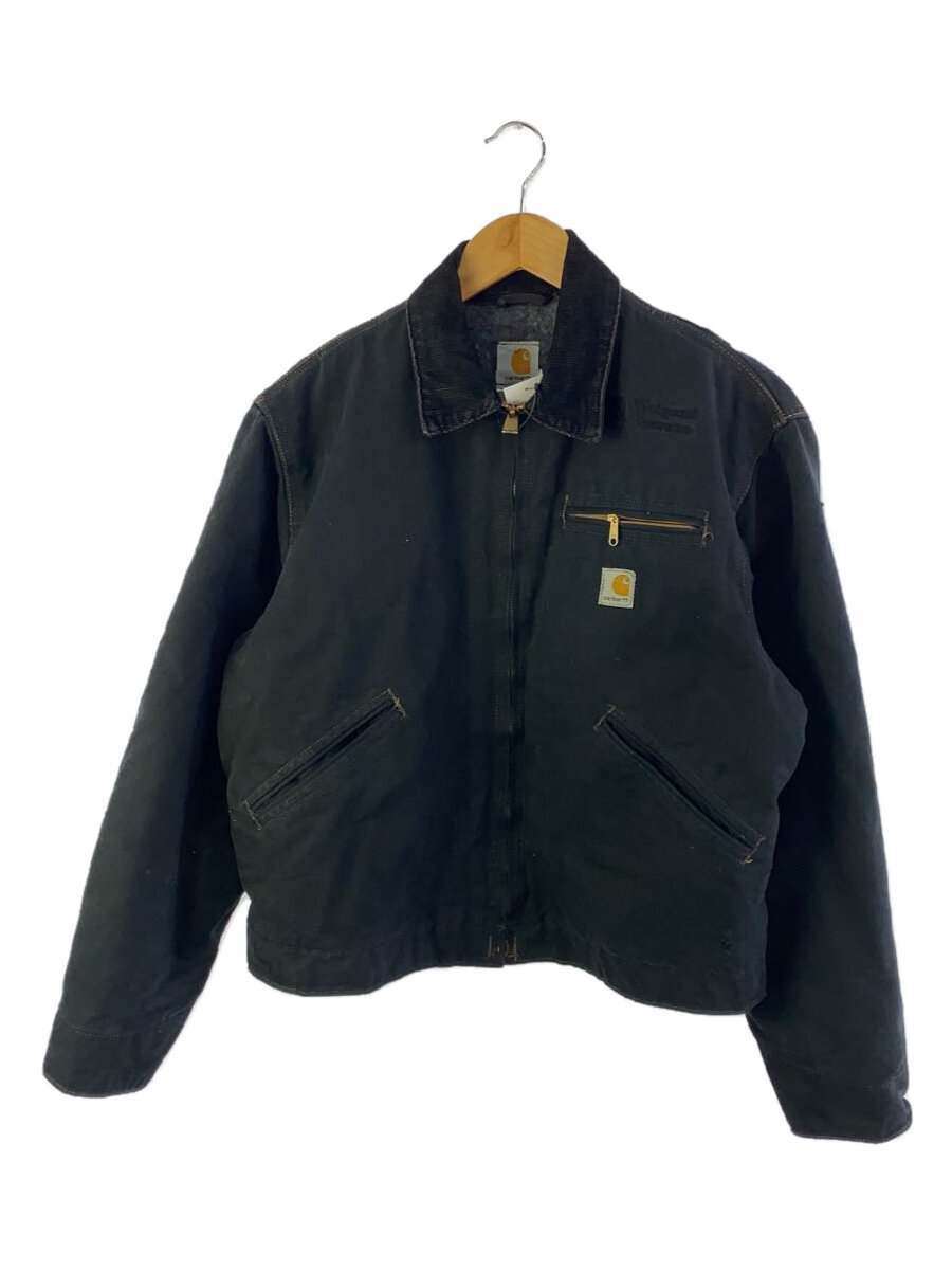 【中古】Carhartt◆ジャケット/40/コットン/BLK/J01 BRN/デトロイトジャケット/USA製/後染め/A5315//【メンズウェア】