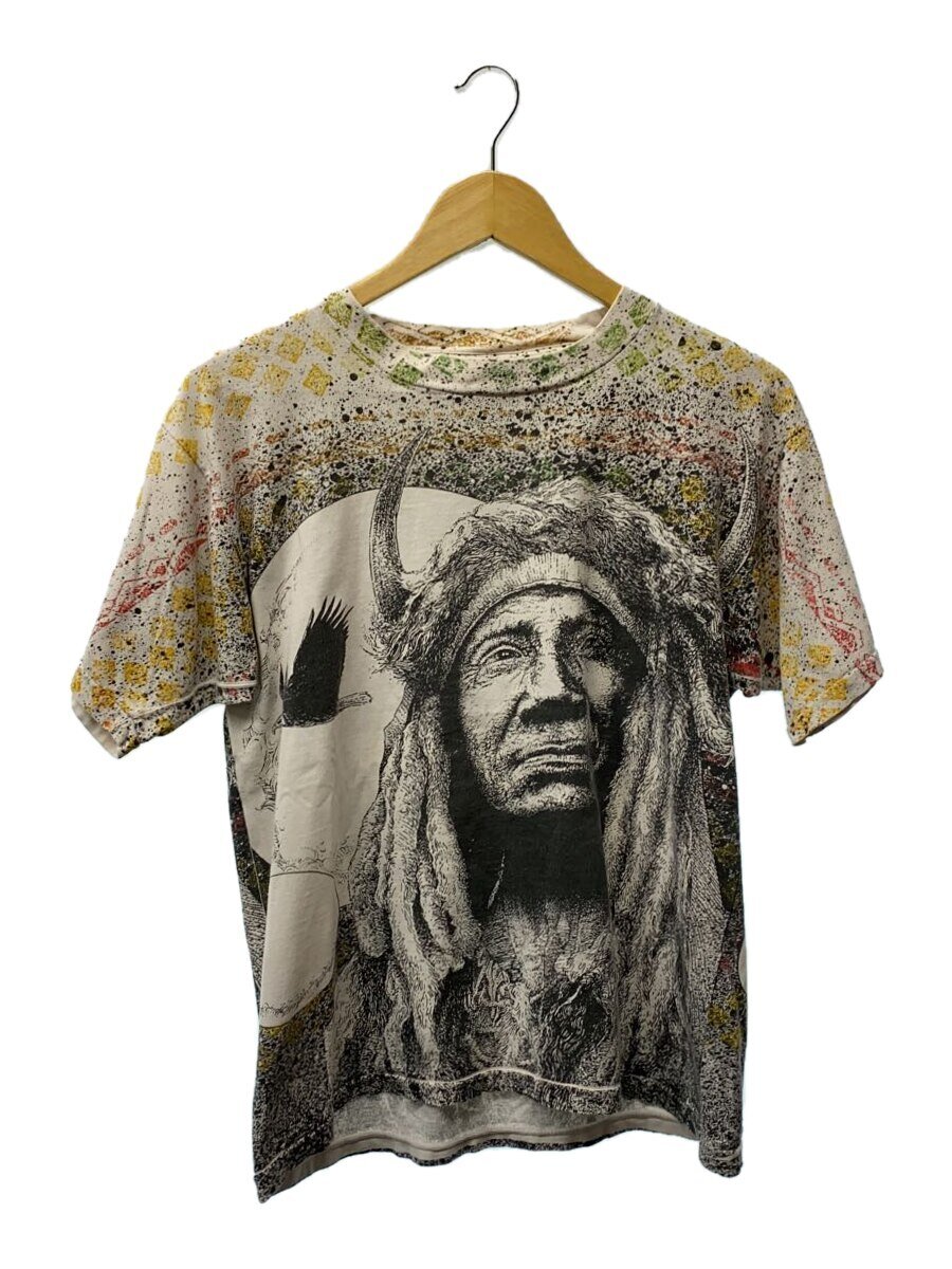 【中古】Tシャツ/--/コットン/総柄/90S/INDIAN【メンズウェア】