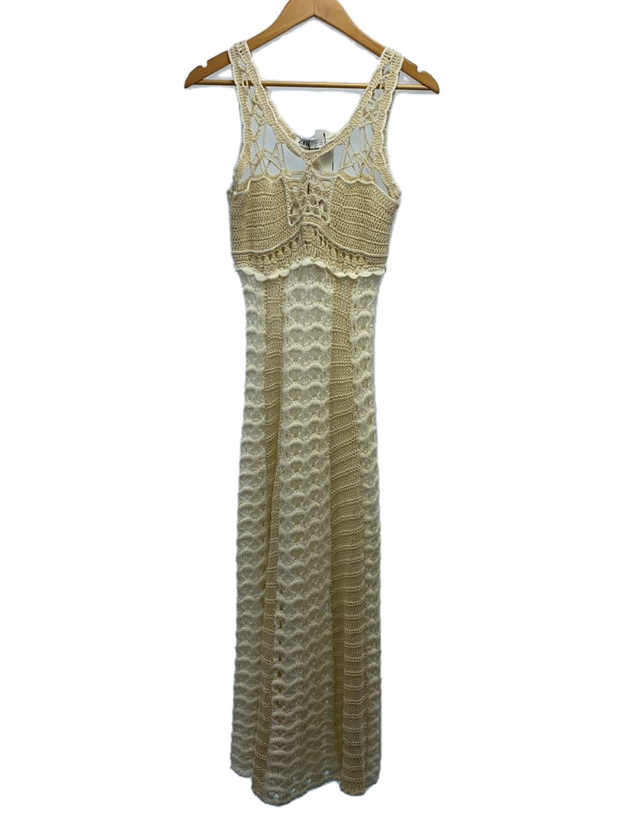 【中古】ZARA◆ノースリーブワンピース/S/アクリル/CRM/1957/005/712【レディースウェア】