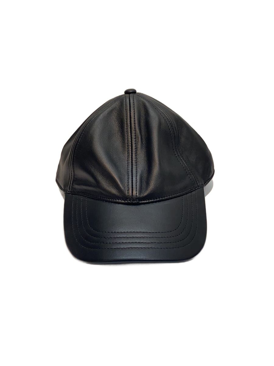 【中古】DIESEL◆C-BILL HAT/キャップ/羊革/ブラック/無地/メンズ/A12868【服飾雑貨...