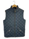 【中古】BROOKS BROTHERS◆キルティングベスト/M/ポリエステル/NVY/無地【メンズウェア】