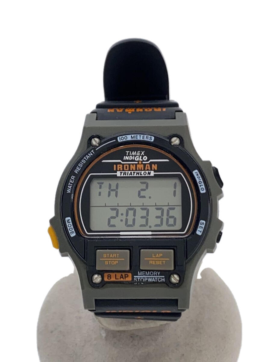 【中古】TIMEX◆クォーツ腕時計/デジ