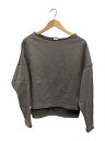 【中古】uncrave◆スウェット/1/コットン/GRY/無地【レディースウェア】