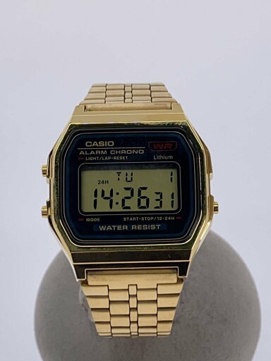 【中古】CASIO◆クォーツ腕時計_その他/デジタル/ステンレス/BLK/GLD/SS//【服飾雑貨他】 【中古】CASIO◆クォーツ腕時計_その他/デジタル/ステンレス/BLK/GLD/SS//【服飾雑貨他】