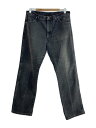 【中古】WRANGLER◆90s/メキシコ製/後染め/W36L32/デニム/GRY/13MWZWK【メンズウェア】