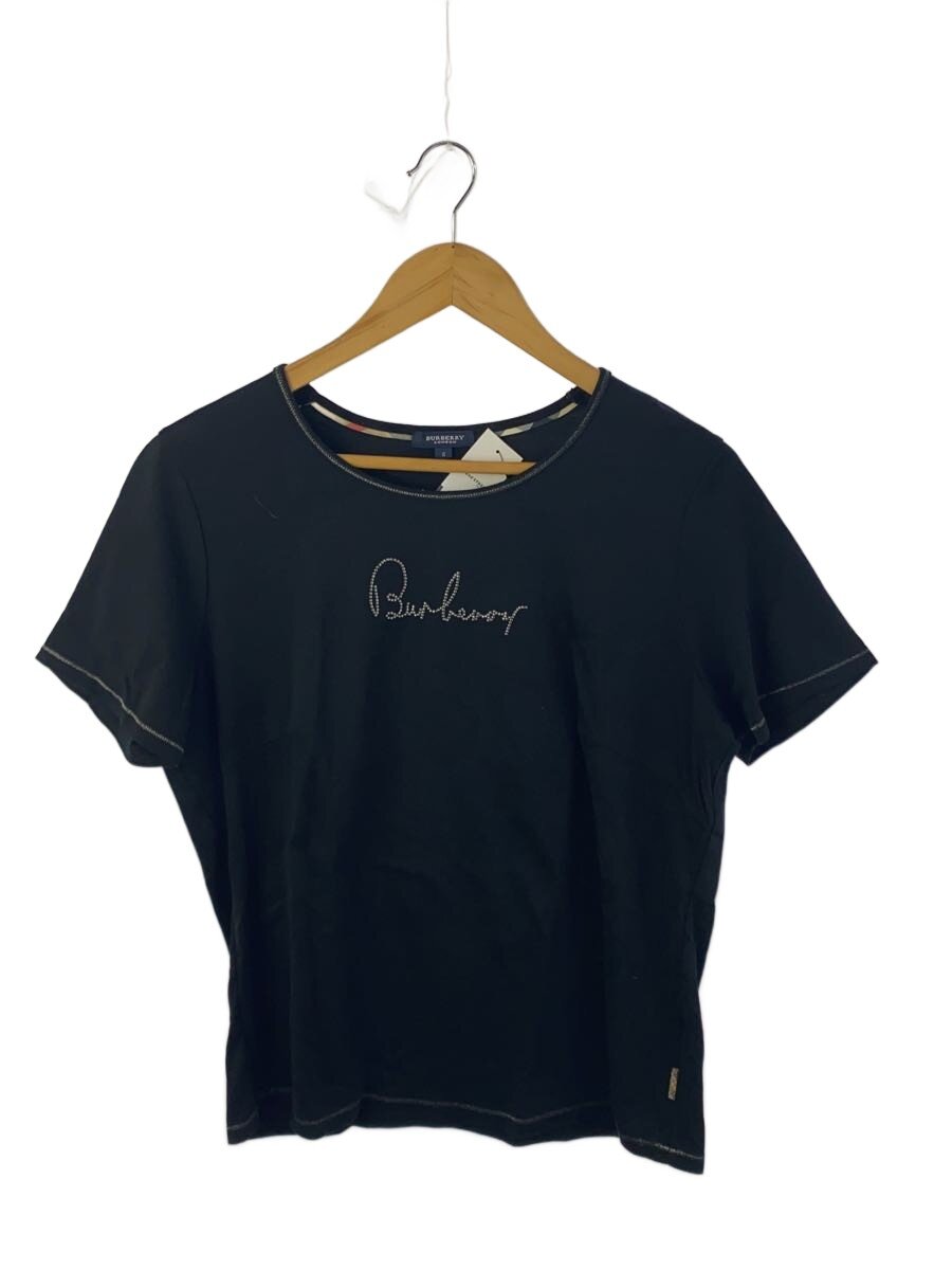 【中古】BURBERRY LONDON◆Tシャツ/5/コットン/ブラック/FAB07-485-09//【レディースウェア】