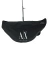 【中古】EMPORIO ARMANI◆ウエストバッグ/--/BLK【バッグ】