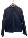 【中古】POLO RALPH LAUREN◆ジャケット/S/コットン/ブラック/スウィングトップ/ポニーロゴ刺繍【メンズウェア】(4)