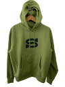 【中古】STUSSY◆Letterman Hoodie/S/コットン/グリーン1924952【メンズウェア】(4)