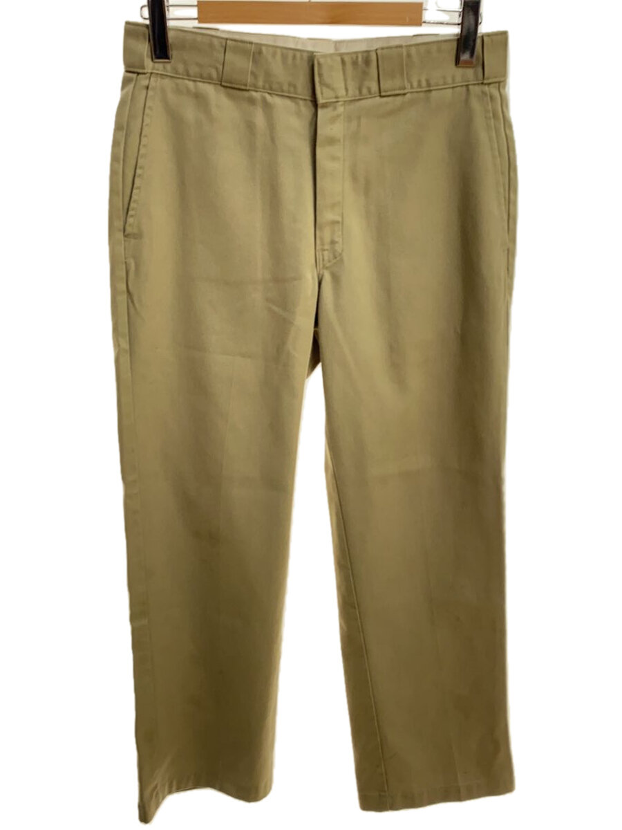 【中古】DICKIES◆ボトム/32/ポリエステル/BEG【メンズウェア】