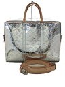 【中古】LOUIS VUITTON◆ネオ・PDV_LVミラーミラー/シルバー/PVC/M58755/2WAYトートバッグ/2WAYショルダーバック【バッグ】