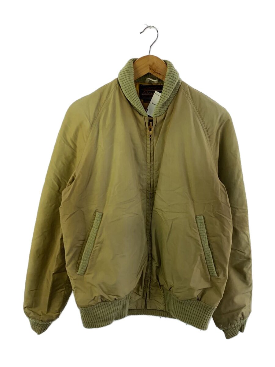 【中古】EDDIE BAUER◆70s/オールパーパス/ブロックキルト/ダウンジャケット/--/ナイロン/BEG//【メンズウェア】