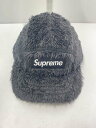 【中古】Supreme◆キャップ/--/コットン/BLK/無地/メンズ/19AW/Faux Fur Camp Cap【服飾雑貨他】