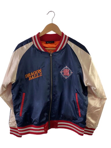 【中古】スカジャン/L/ポリエステル/NVY【メンズウェア】 【中古】スカジャン/L/ポリエステル/NVY【メンズウェア】