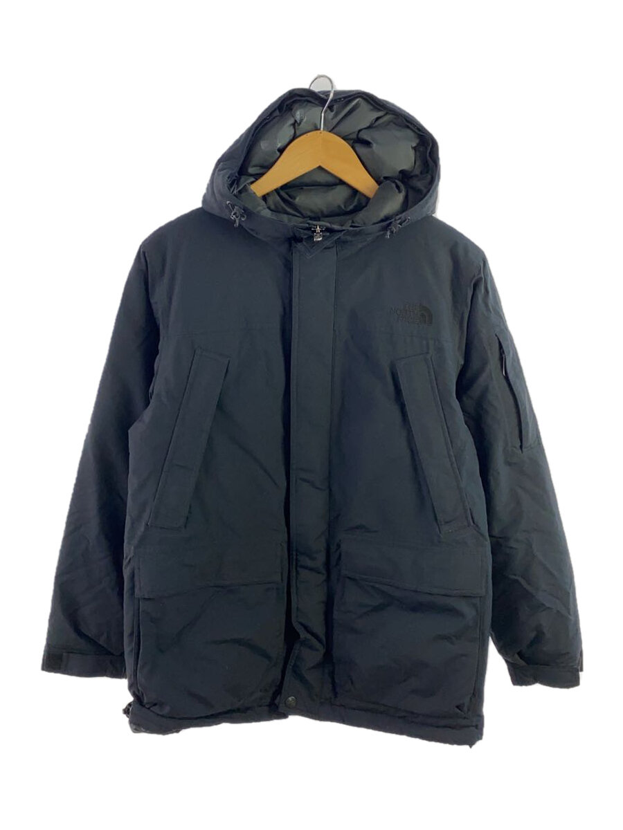 【中古】THE NORTH FACE◆SNOOP DOWN JACKET_スヌープダウンジャケット/S/ナイロン/BLK//【メンズウェア】