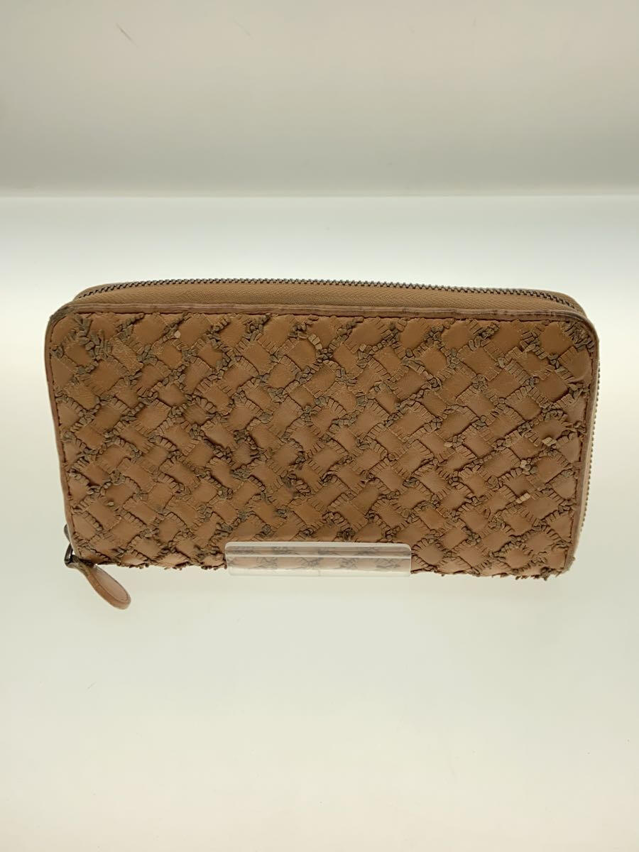 【中古】BOTTEGA VENETA◆長財布/レザー