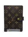 【中古】LOUIS VUITTON◆アジェンダPM_モノグラム_BRW/PVC/BRW/レディース【服飾雑貨他】