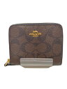 【中古】COACH◆2つ折り財布/PVC/BRW/総柄/レディース【服飾雑貨他】(4)