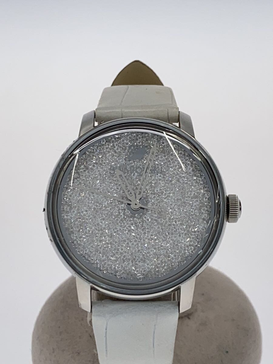 N - 【中古】Swarovski◆クォーツ腕時計/アナログ/--/WHT/WHT/5295383//【服飾雑貨他】