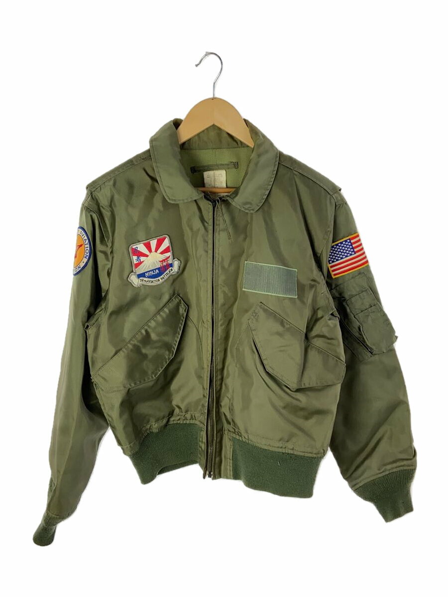 【中古】HOUSTON◆フライトジャケット/--/--/KHK/8415-01-010-1911【メンズウェア】