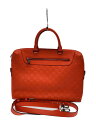 【中古】LOUIS VUITTON◆ポルト・ドキュマン・ジュールNM_ダミエ・アンフィニ_RED/レザー/RED【バッグ】