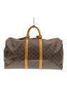 【中古】LOUIS VUITTON◆キーポル45_モノグラム・キャンバス_BRW/PVC/BRW【バッグ】