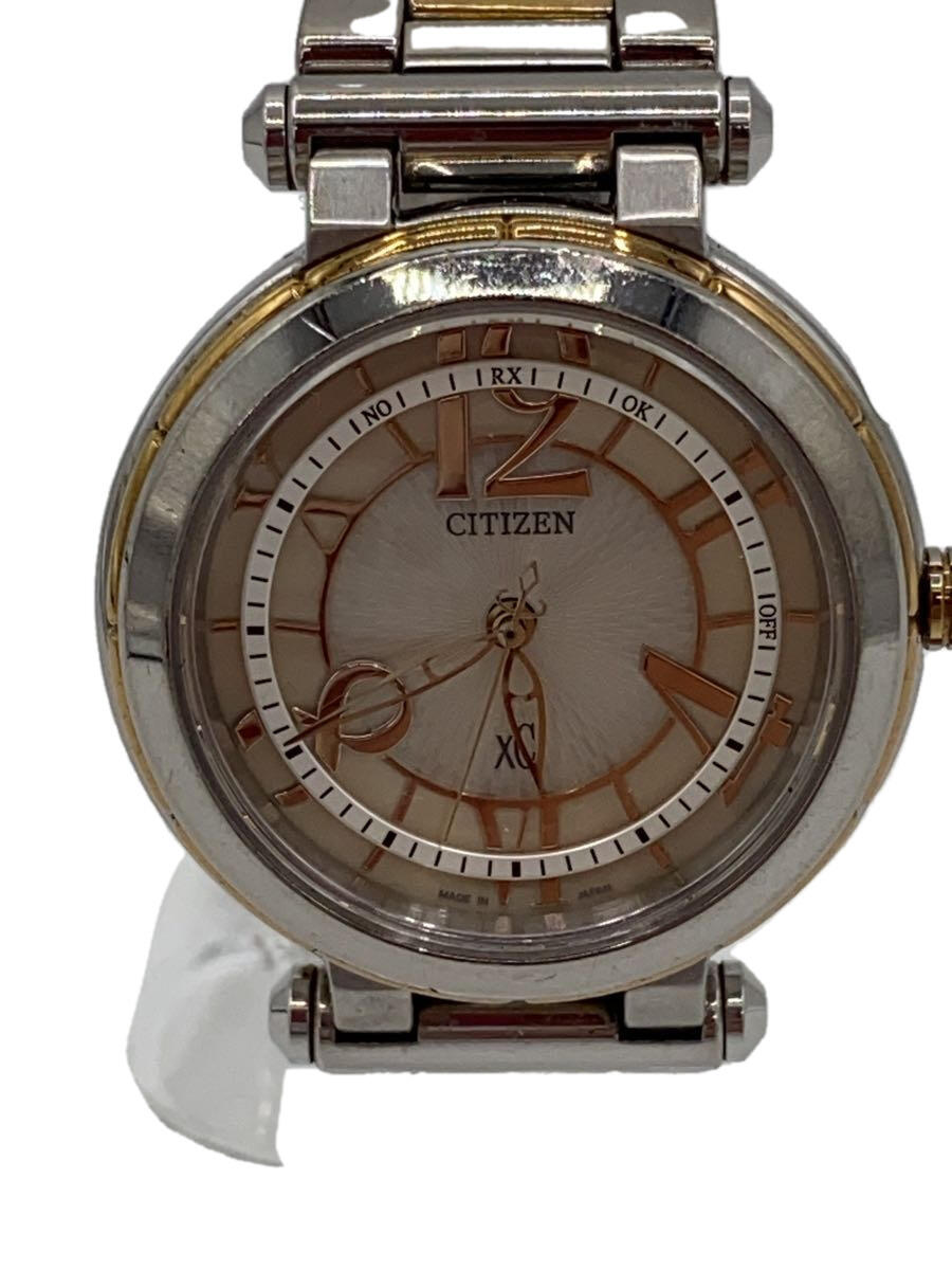 【中古】CITIZEN◆ソーラー腕時計/アナログ/ステンレス/SLV/SLV/H336-T013023【服飾雑貨他】