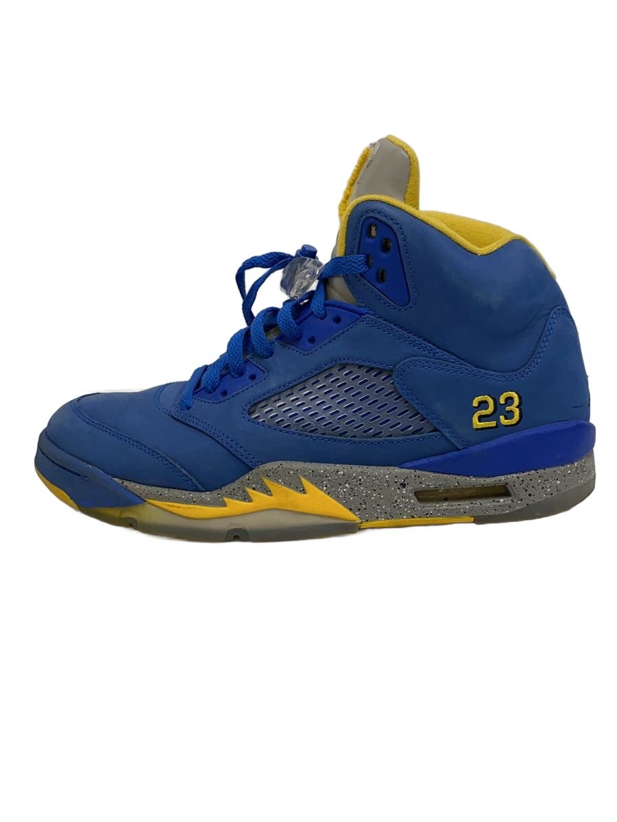 NIKE◆AIR JORDAN 5 LANEY JSP/エアジョーダン/ブルー/CD2720-400/27cm/BLU//