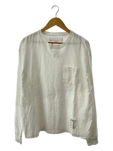 【中古】NEIGHBORHOOD◆長袖Tシャツ/L/コットン/WHT/241UWNH-CSM02【メンズウェア】 【中古】NEIGHBORHOOD◆長袖Tシャツ/L/コットン/WHT/241UWNH-CSM02【メンズウェア】