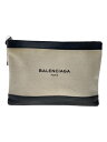 【中古】BALENCIAGA◆クラッチバッグ/キャンバス/420407【バッグ】