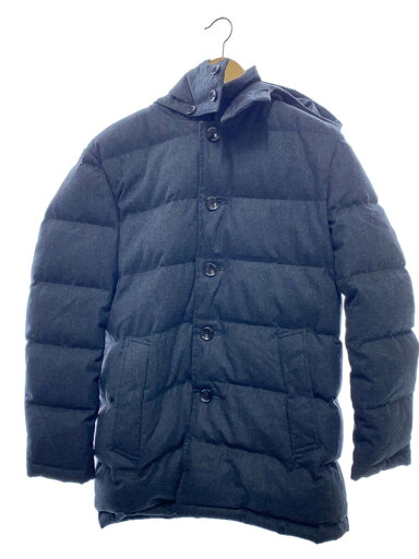 【中古】monsieur NICOLE◆ダウンジャケット/50/ウール/GRY/無地/4562-4908【メンズウェア】 【中古】monsieur NICOLE◆ダウンジャケット/50/ウール/GRY/無地/4562-4908【メンズウェア】