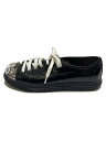 【中古】MIU MIU◆ローカットスニーカー/37.5/BLK/エナメル【シューズ】