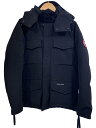 【中古】CANADA GOOSE◆ダウンジャケット/M/ポリエステル/BLK/無地/4078JM/カ ...