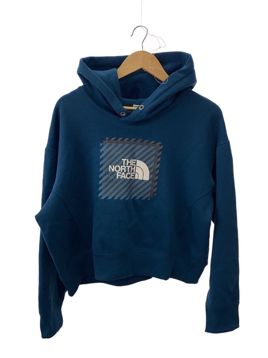 【中古】THE NORTH FACE◆BRAVE HOODIE_ブレイブフーディ/XL/ポリエステル/BLU【レディースウェア】
