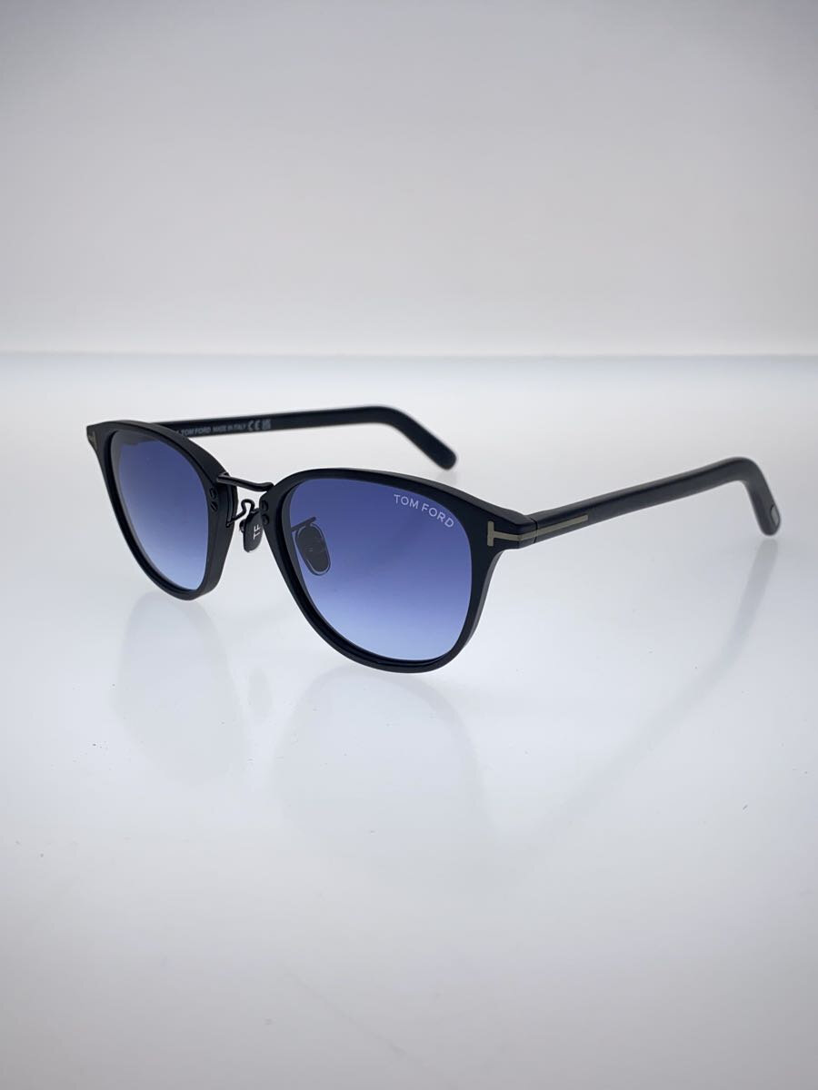 【中古】TOM FORD◆サングラス/ウェリントン/BLK/メンズ/TF1049-D【服飾雑貨他】